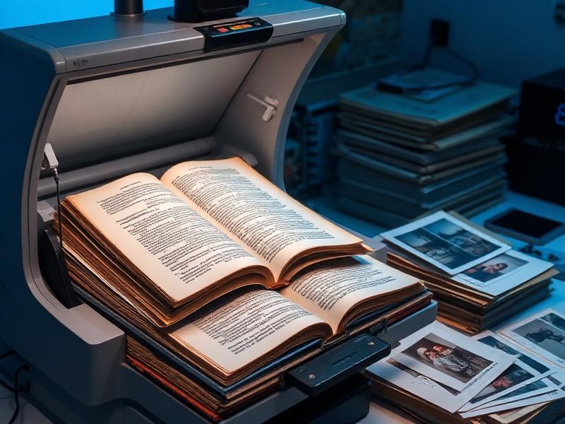 Digitalização de livros, fotos e documentos